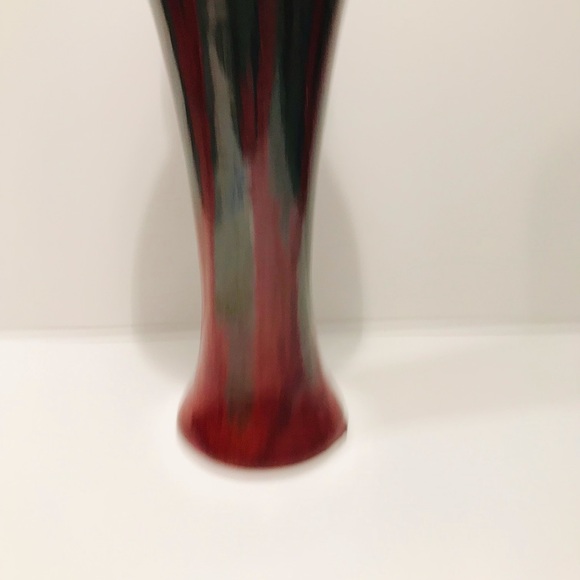 Vintage Chinese Red Glazed Art Vase 18” Tall - Picture 12 of 15
